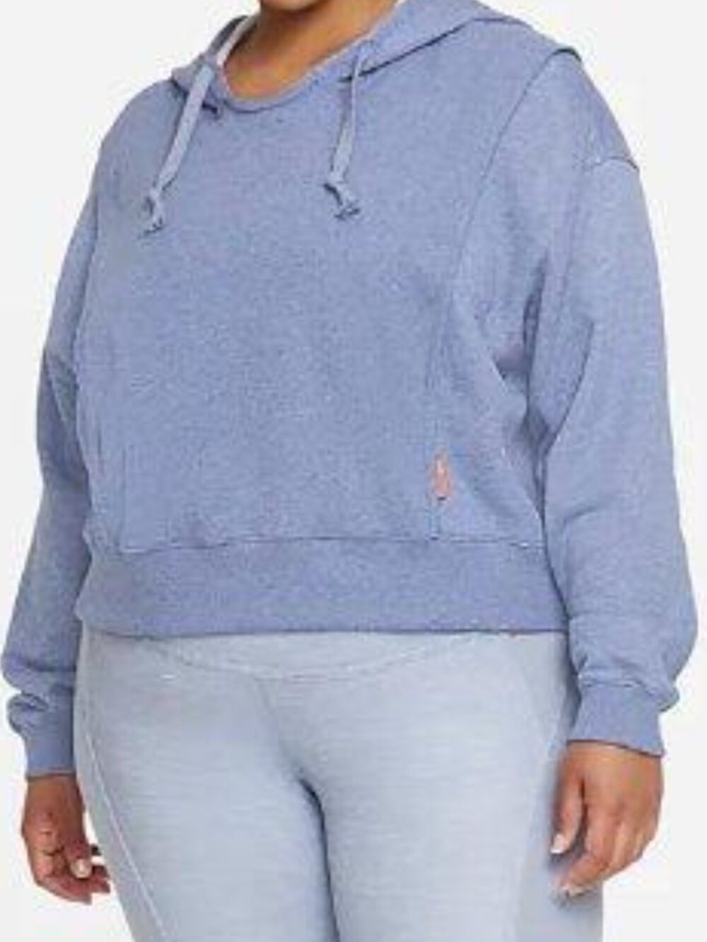 Nike Dri-FIT Women's Fleece Training Hoodie Pullover (Plus Size) Blue 1X 2X NWT
